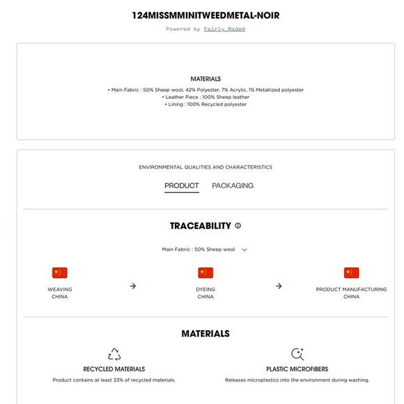 NWT MAJE Black Gold Metallic Tweed Crossbody Shoulder Bag Purse Leather Tassel - Picture 10 of 10